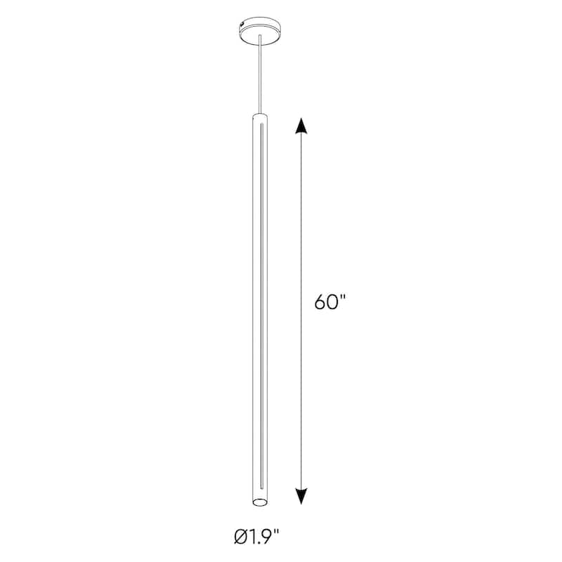 DALS Scepter Cylindrical LED Pendant - 60"