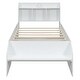 preview thumbnail 38 of 55, Solid Wood Platform Bed Frame Imitate Bridge Design Drawers