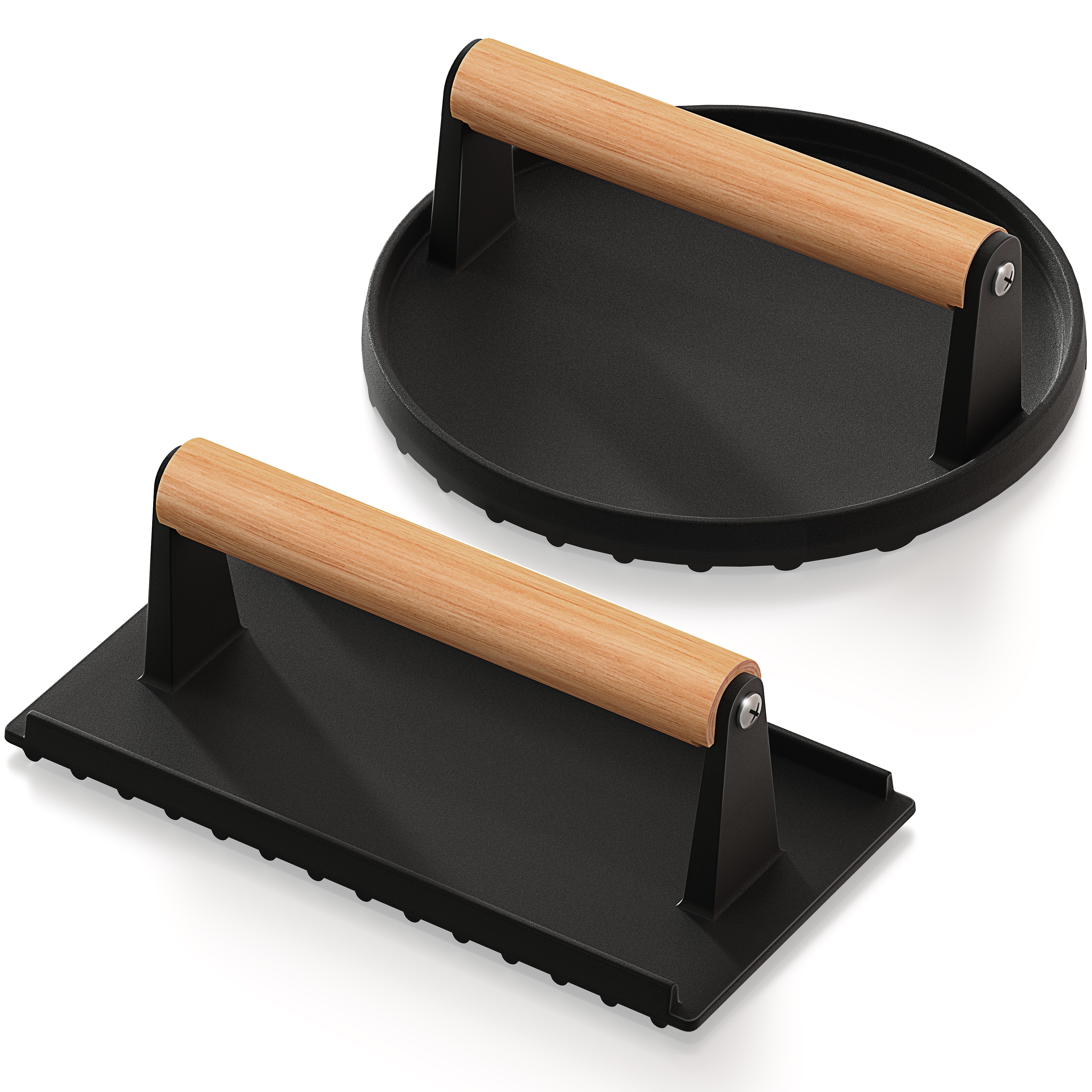 Sorbus Smash Burger Press Kit - Cast Iron Grill Press Set