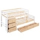 preview thumbnail 5 of 5, Streamlined Twin over Twin Loft Bunk Bed with Storage Drawers - Space Saving Design
