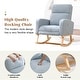 preview thumbnail 12 of 126, HOMYKA Rocking Chair for Nursery with Footrest