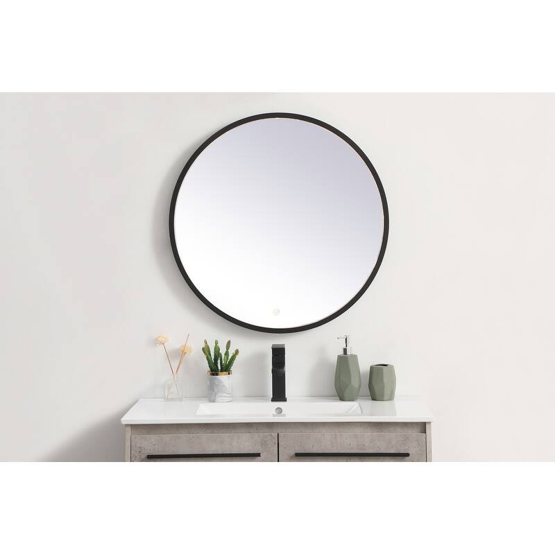 Indigo Home 28 inch LED mirror with adjustable color temperature