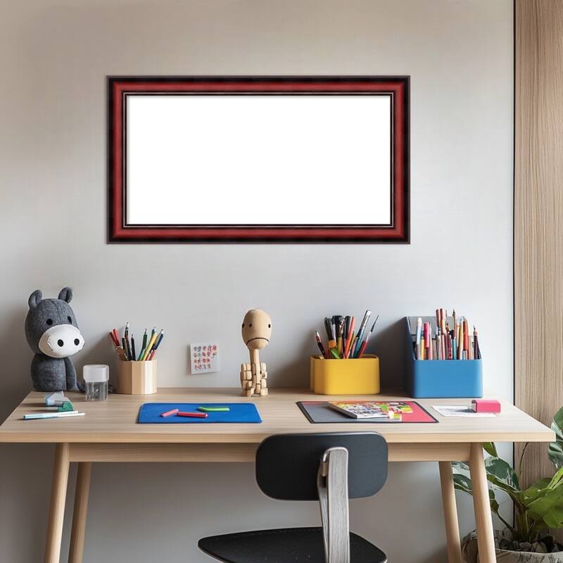 Amanti Art Rubino Cherry Scoop Framed Dry Erase Magnetic Board