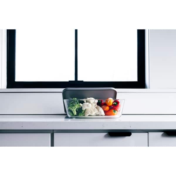 Dura Living Glass Food Containers - 11 Cup Rectangular Set - Microwave &  Dishwasher Safe, BPA-Free Lids - Bed Bath & Beyond - 40190376