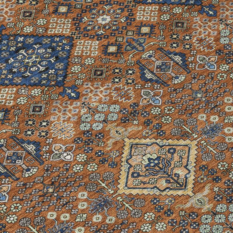 Machine Washable Indoor/ Outdoor Global Bidunga Chantille Rug