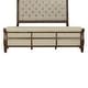 preview thumbnail 5 of 18, Americana Farmhouse Dusty Taupe King Sleigh Bed