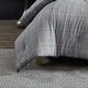 preview thumbnail 3 of 4, Kenneth Cole New York Sussex Flannel Black Duvet Cover Set