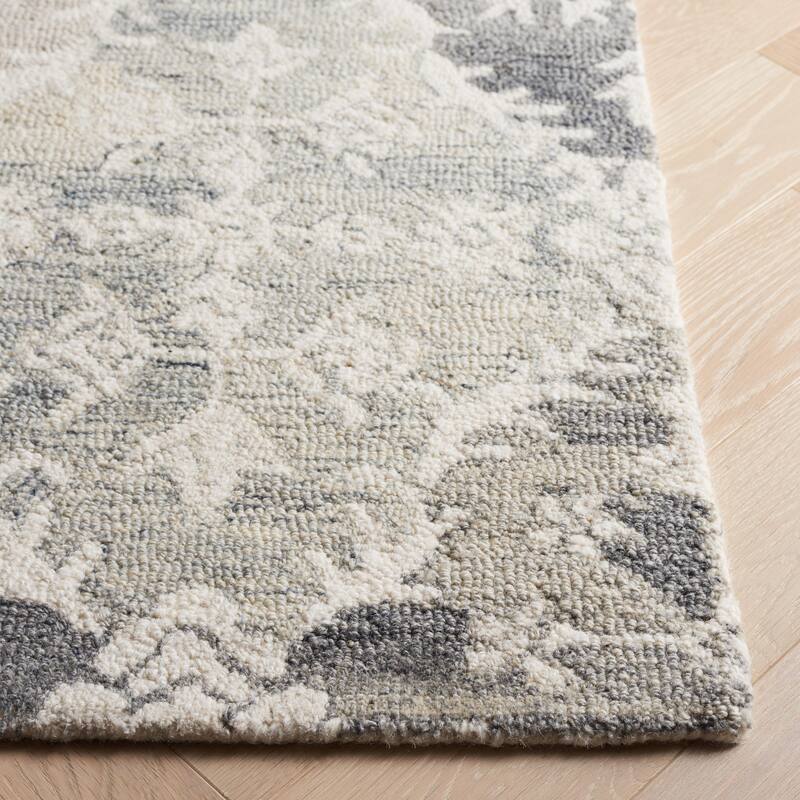 SAFAVIEH Handmade Ebony Afifa Modern & Contemporary Wool Rug