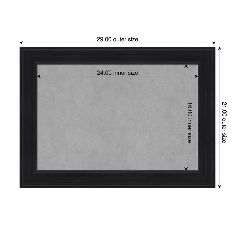 Amanti Art Abbey Black Framed - 29 x 21 in