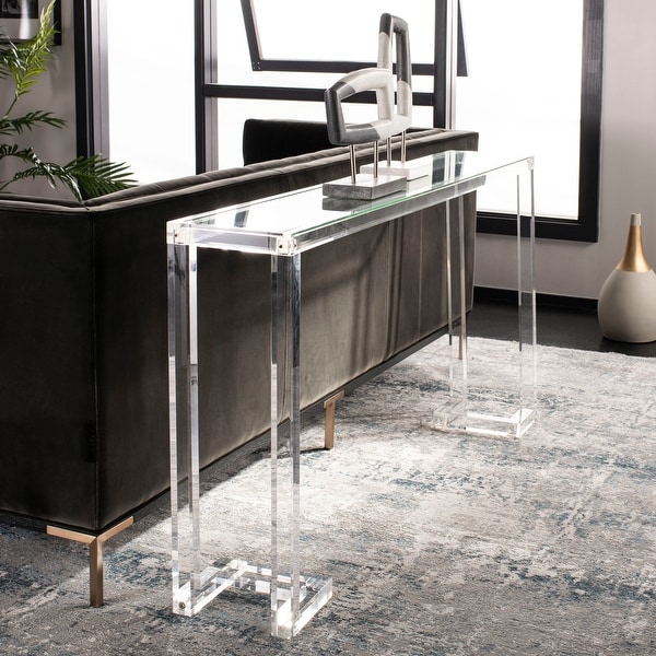 Safavieh Benji Acrylic Console Table Clear