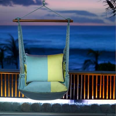 Magnolia Casual Swing Set 4 piece - Meadow Mist Stripe w/ Meadow Mist Stripe