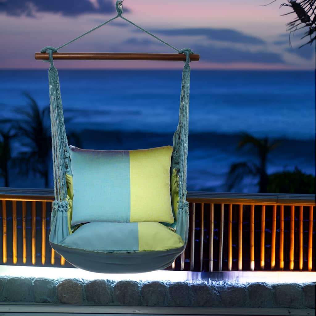 Magnolia Casual Swing Set 4 piece - Meadow Mist Stripe w/ Meadow Mist Stripe