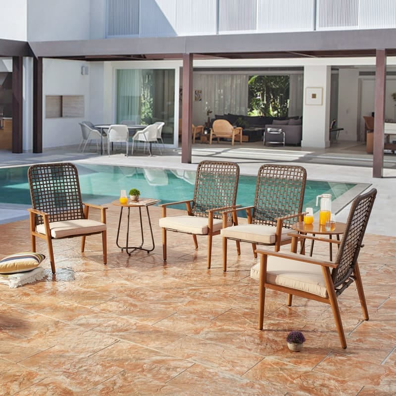 Mesh 6-Piece Outdoor Conversation Set