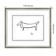 preview thumbnail 7 of 68, Le Chien (The Dog) by Pablo Picasso Framed Wall Art Print