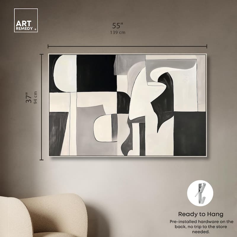 Shadow Play II Canvas by Art Remedy