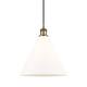 Option Matte White / Brushed Brass