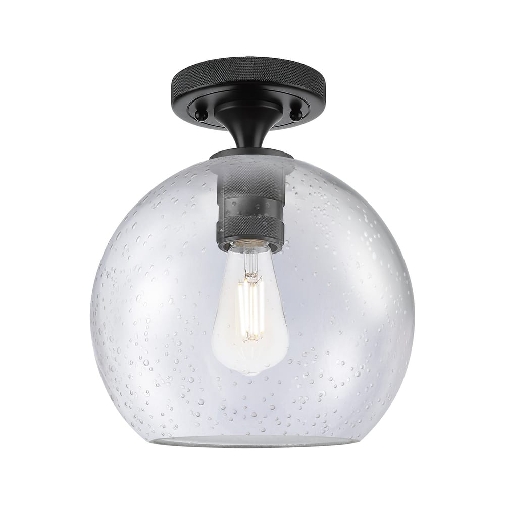 Innovations Lighting 434-1F-10-8 Crown Point Flush Mount Crown Point