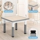 preview thumbnail 4 of 45, Garvee Kids Table and 4 Chairs Set, Graffiti Desktop Plastic Children Art Table, Height Adjustable Table and Chair Set