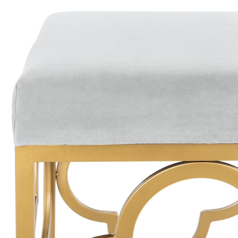 SAFAVIEH Penelope Moroccan Glam Rectangle Bench - 44.5" x 16.5" x 19" - 45Wx17Dx19H