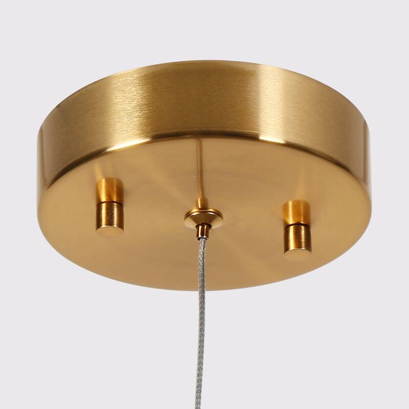 Modern LED 1-Light Gold Pendant Light for Kitchen Island