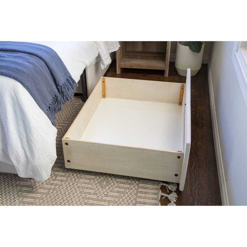Aubrey "Mammoth" Upholstered Platform 2 Drawer Storage Bed