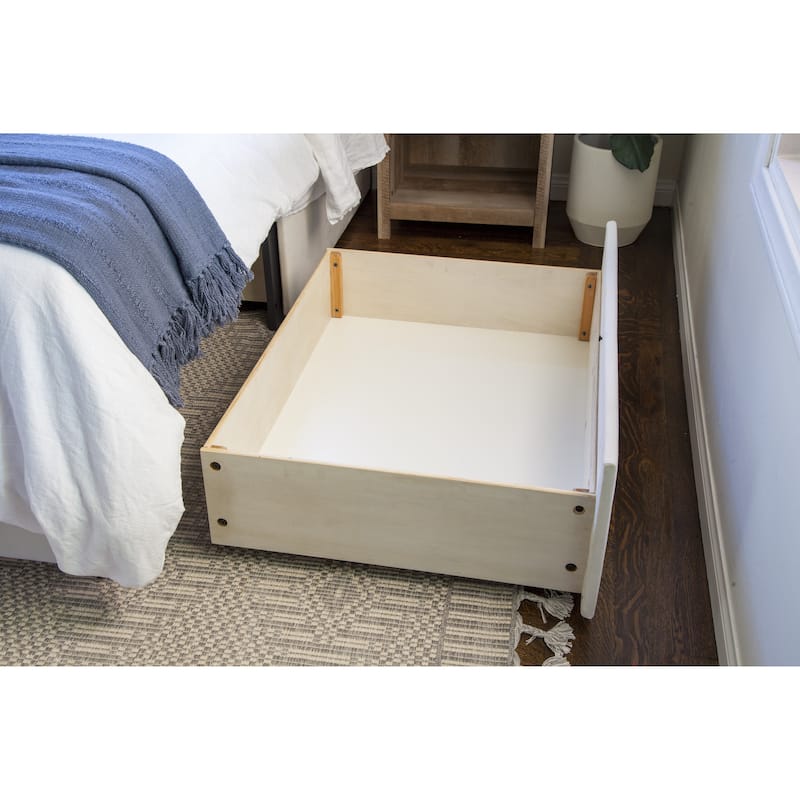 Oxford "Mammoth" Upholstered Platform 2 Drawer Storage Bed