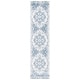 preview thumbnail 6 of 14, SAFAVIEH Layla Noor Shabby Chic Farmhouse Rug 2'2" x 9' Runner - Ivory Grey/Blue - Runner