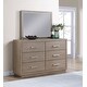 preview thumbnail 5 of 21, Kenora 6-drawer Dresser and Mirror Barley Brown