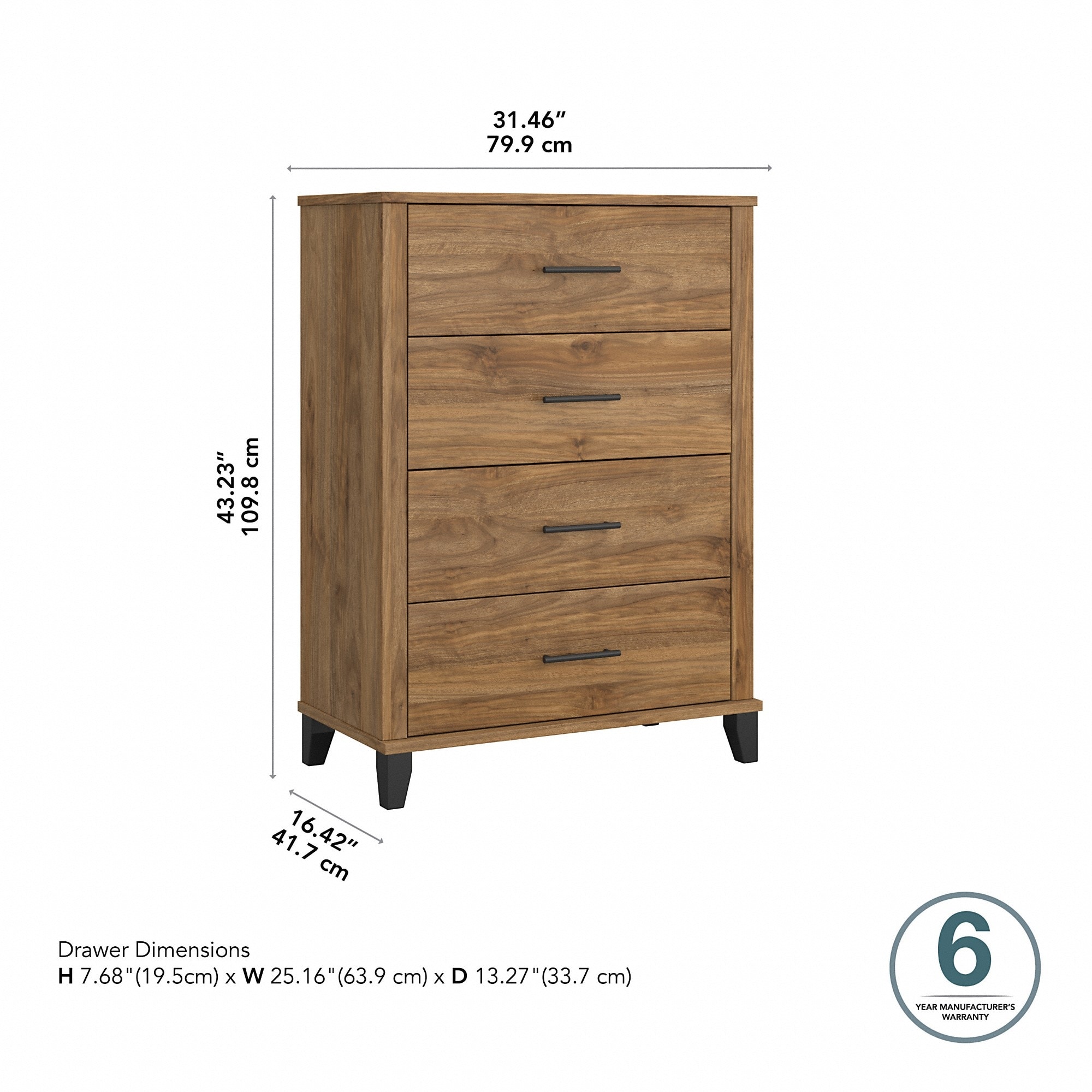 Somerset Chest of Drawers in Ash Gray On Sale Bed Bath