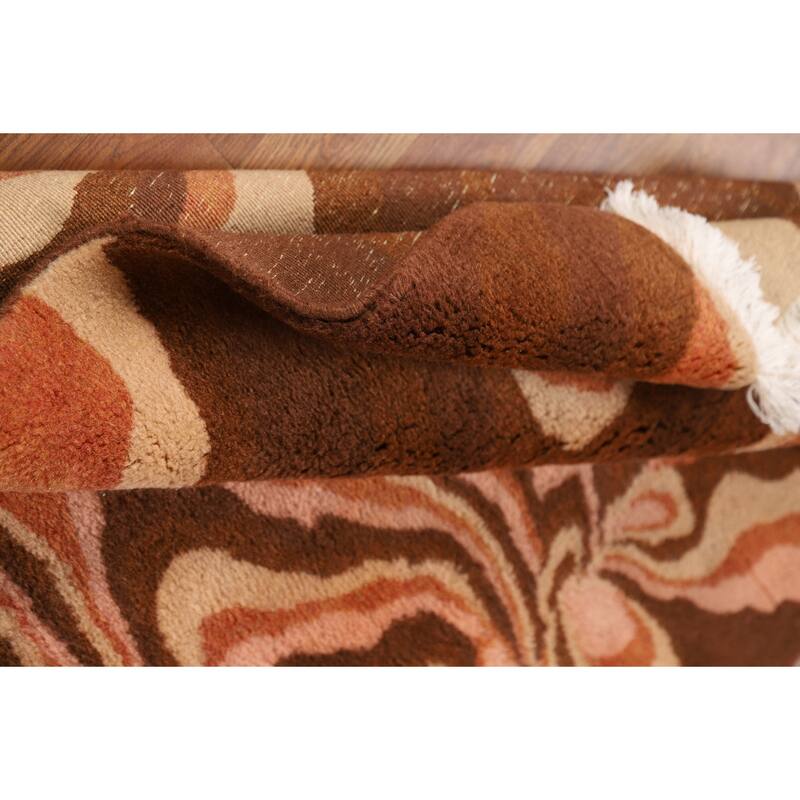 Traditional Kerman Persian Vintage Area Rug Handmade Wool Carpet - 3'2"x 5'3"