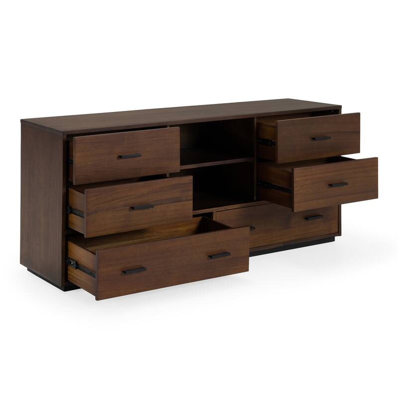 Nova Domus Fantasia Contemporary Walnut Dresser