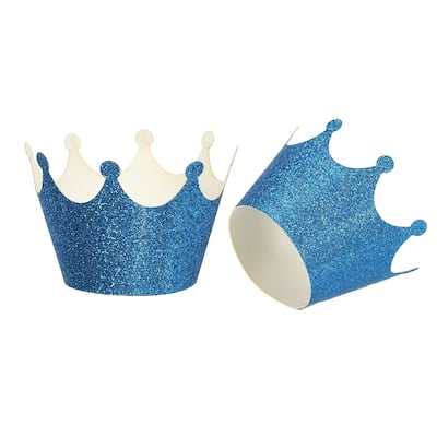 Cupcake Wrappers Paper, 12 Pack Baking Cups Standard Crown Decoration
