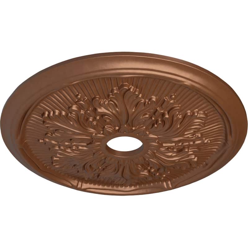 23 3/4"OD x 3 5/8"ID x 1 7/8"P Luton Leaf Ceiling Medallion