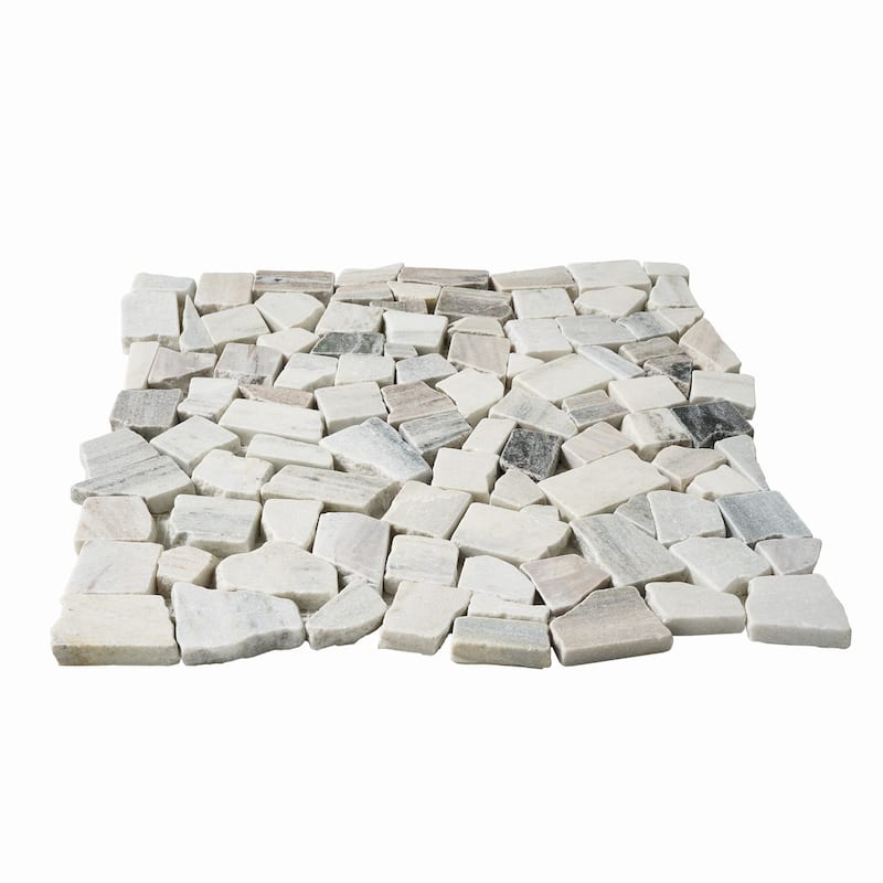 Apex Marble Puzzle Tumbled Mosaic Tile