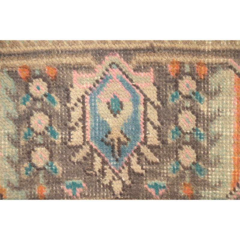 Hand Knotted Oriental 100% Wool Carpet Traditional Floral Oranges & Rust Tabriz Area Rug - 9' 5'' X 6' 0''