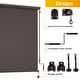 preview thumbnail 4 of 21, 6'W X 6'H Outdoor Roller Shade with 95% UV Protection