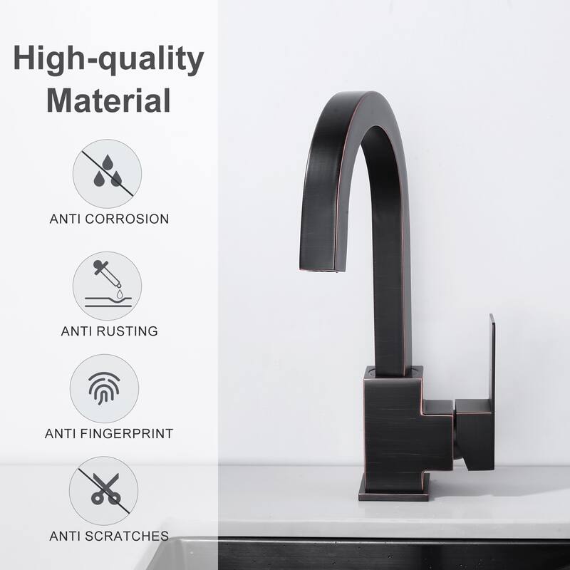 WOWOW Single-Handle Bar Faucet with Swivel Spout
