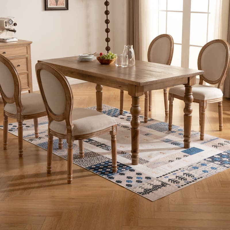 Adirondack Dakota Rustic Shabby Chic Distressed Area Rug