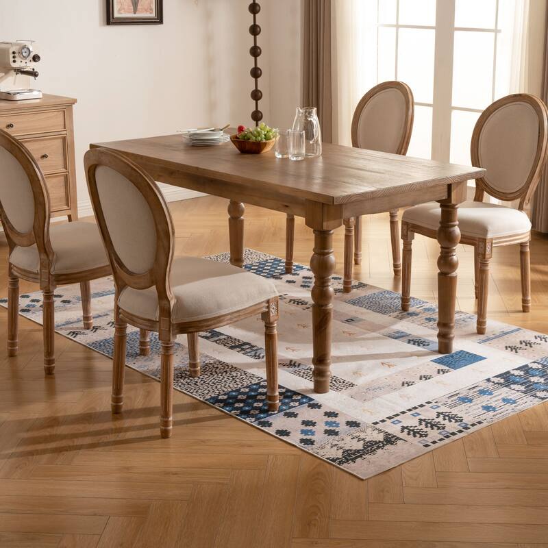 Soft and Non-Slip Machine-Washable Foldable Multi-Use Area Rug