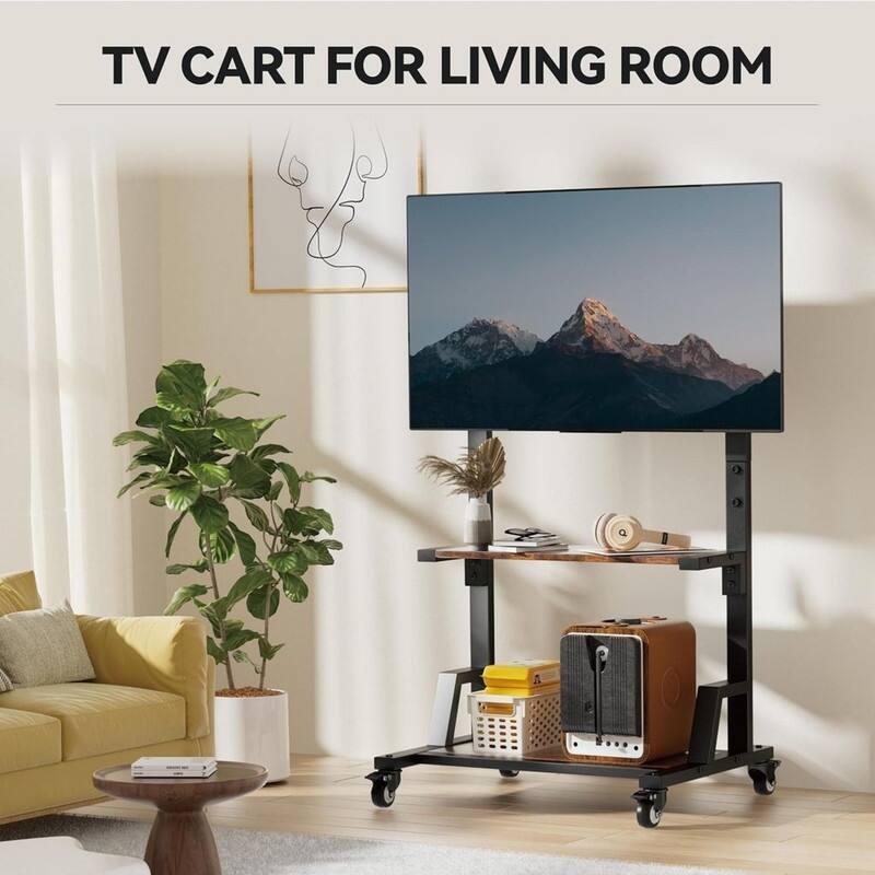 Rolling TV Stand