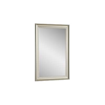 Vera Rectangle Steel Champagne Wall Mirror