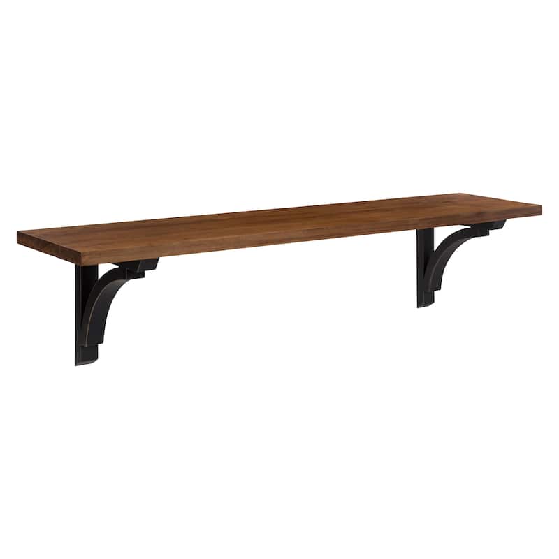 Kate and Laurel Corblynd Traditional Wood Wall Shelf