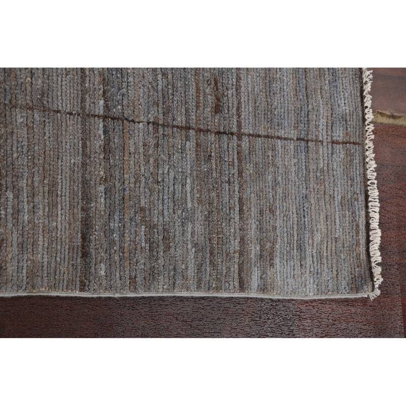 Geometric Checkered Gabbeh Kashkoli Area Rug Hand-knotted Wool Carpet - 2'11" x 4'6"