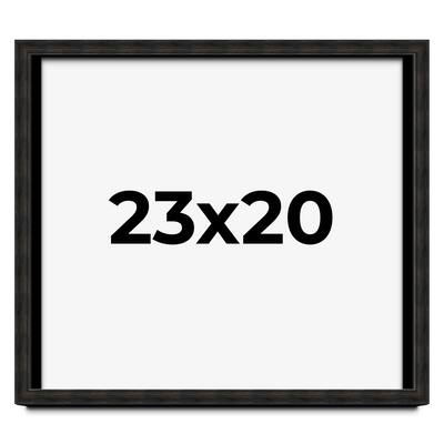 23x20 Shadow Box Black Rustic Barnwood Display Frame | 1.125 Inch