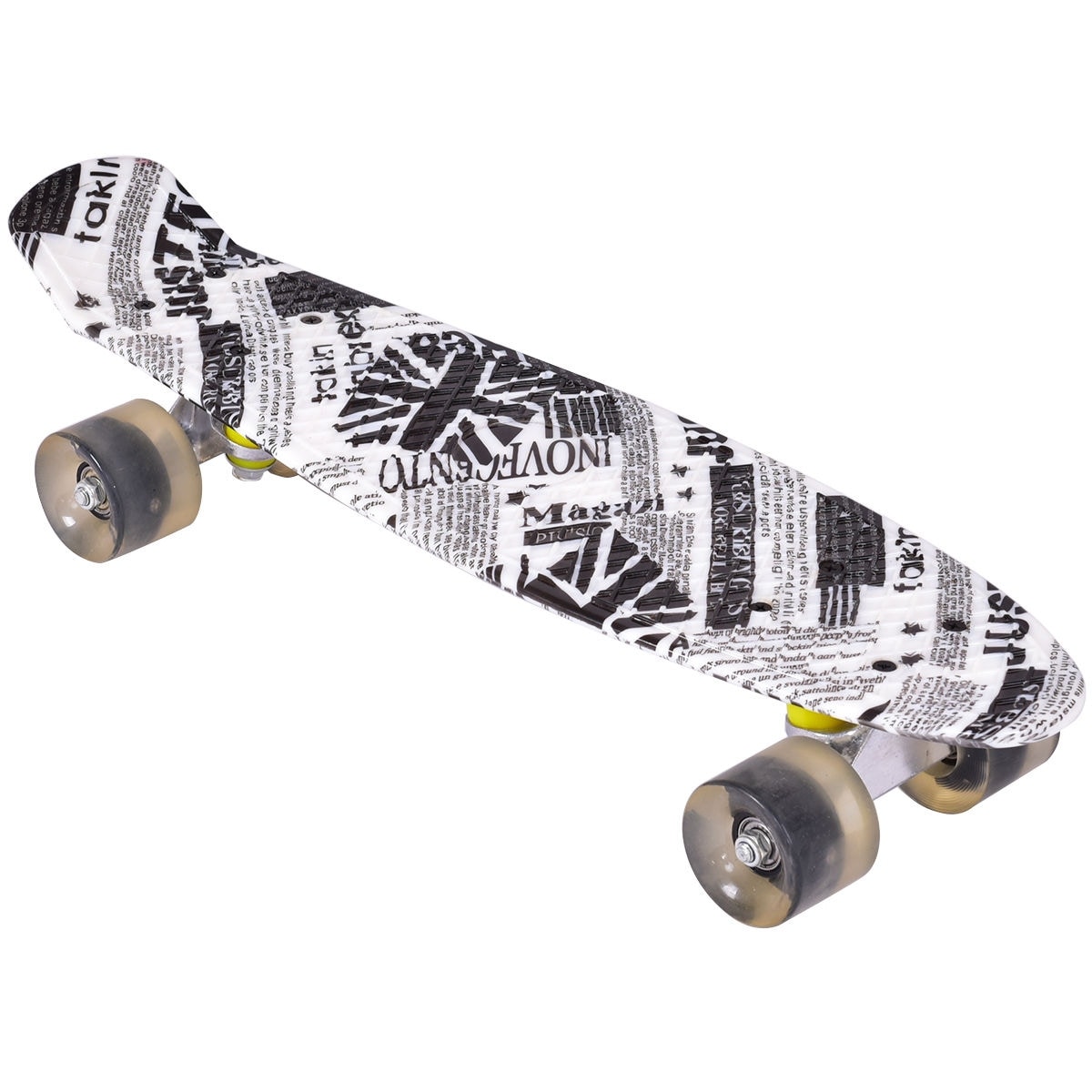 Complete 22/" Cruiser Skateboard Bendable Deck PU Casters Kids Youths Beginners ~