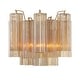 preview thumbnail 1 of 2, Crystorama Lighting Group ADD-302-AM Addis 2 Light 12" Tall Wall Aged Brass