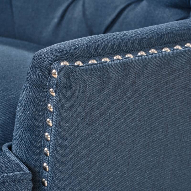 Tafton Tufted Oversized Fabric Club Chair by Christopher Knight Home - 33.50" L x 35.00" W x 34.50" H