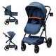 preview thumbnail 9 of 23, Convertible Baby Stroller, 3 in 1 Reversible Bassinet Stroller for Newborn Blue