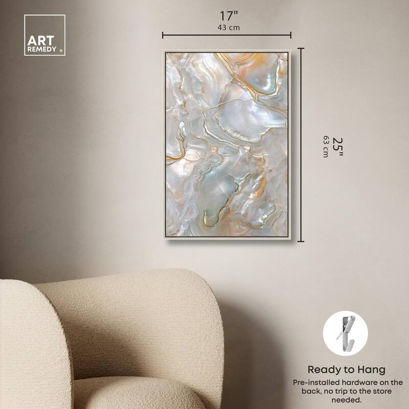 Fluid Preciousness IV Canvas by Art Remedy