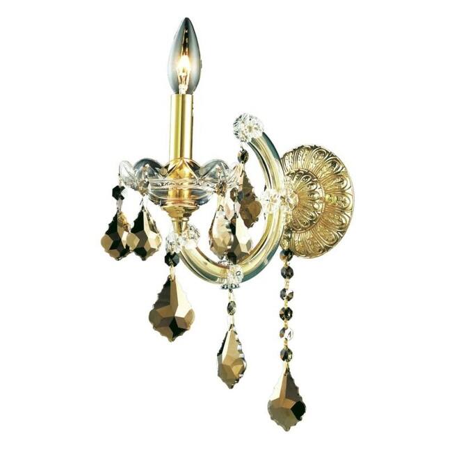 Elegant Lighting 2800W1-GT/RC Maria Theresa 12" Tall Wall Sconce with - Gold